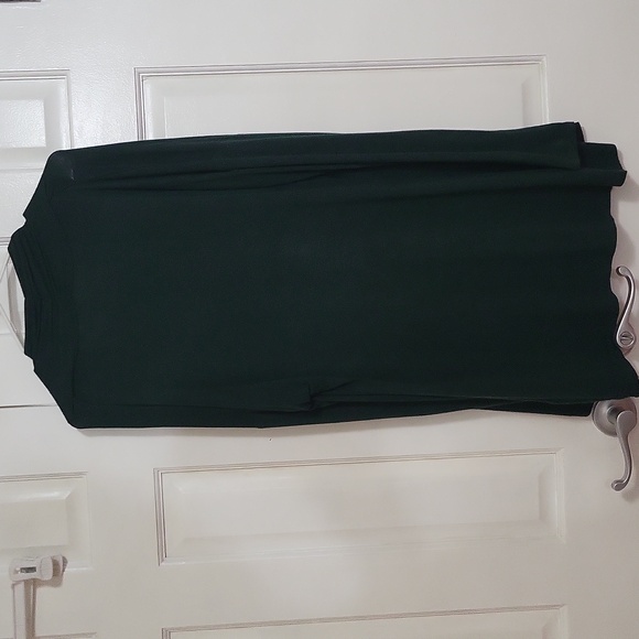 Womens Tunic forest green cardigan size medium - Picture 4 of 5